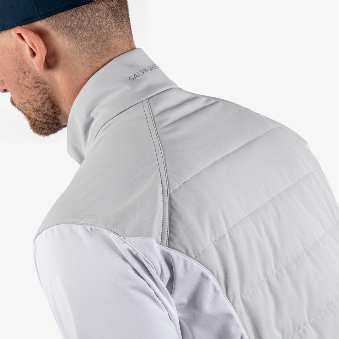 Leonard is a Windproof and water repellent golf jacket for Men in the color Cool Grey/White(9)