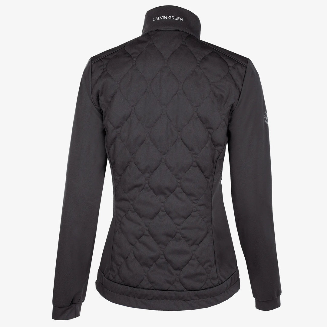 Leora is a Windproof and water repellent golf jacket for Women in the color Black(8)