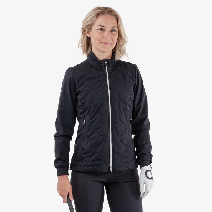Leora is a Windproof and water repellent golf jacket for Women in the color Black(1)