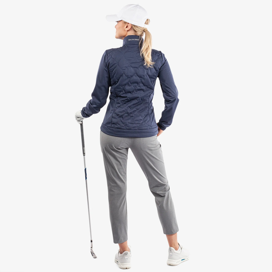 Leora is a Windproof and water repellent golf jacket for Women in the color Navy(9)