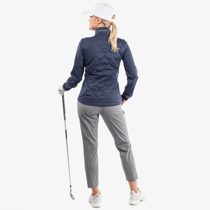 Leora is a Windproof and water repellent golf jacket for Women in the color Navy(9)