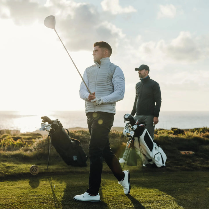 Leroy is a Windproof and water repellent golf vest for Men in the color Cool Grey(6)