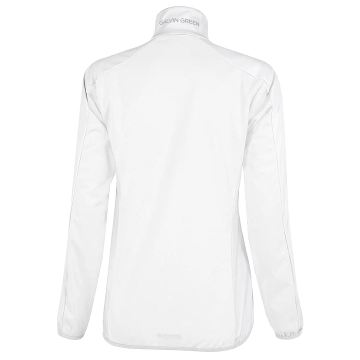 Leslie is a Windproof and water repellent golf jacket for Women in the color White(6)