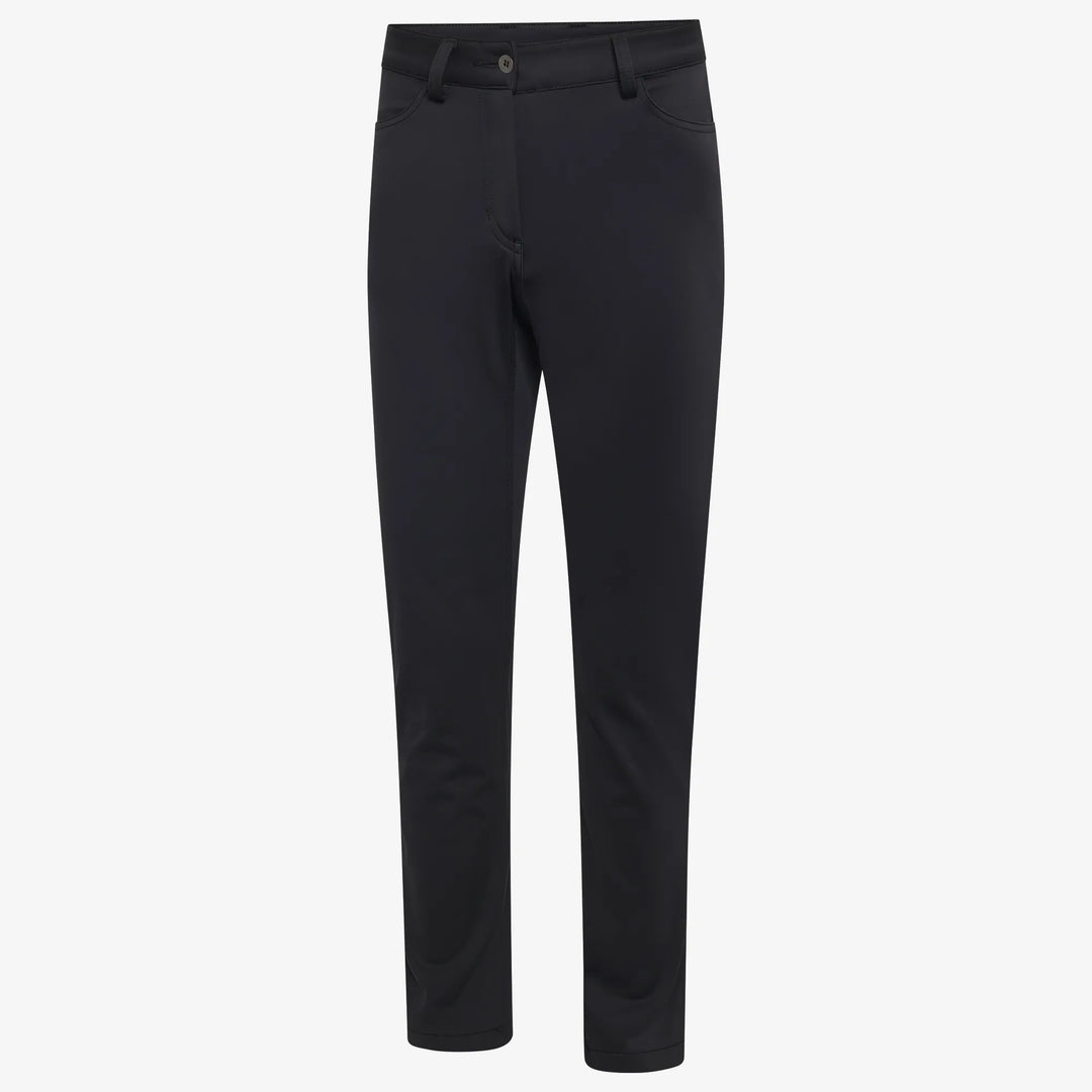 Levana is a Windproof and water repellent golf pants for Women in the color Black(0)