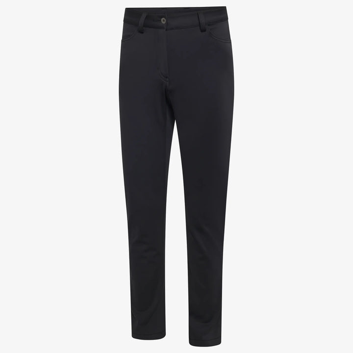 Levana is a Windproof and water repellent golf pants for Women in the color Black(0)