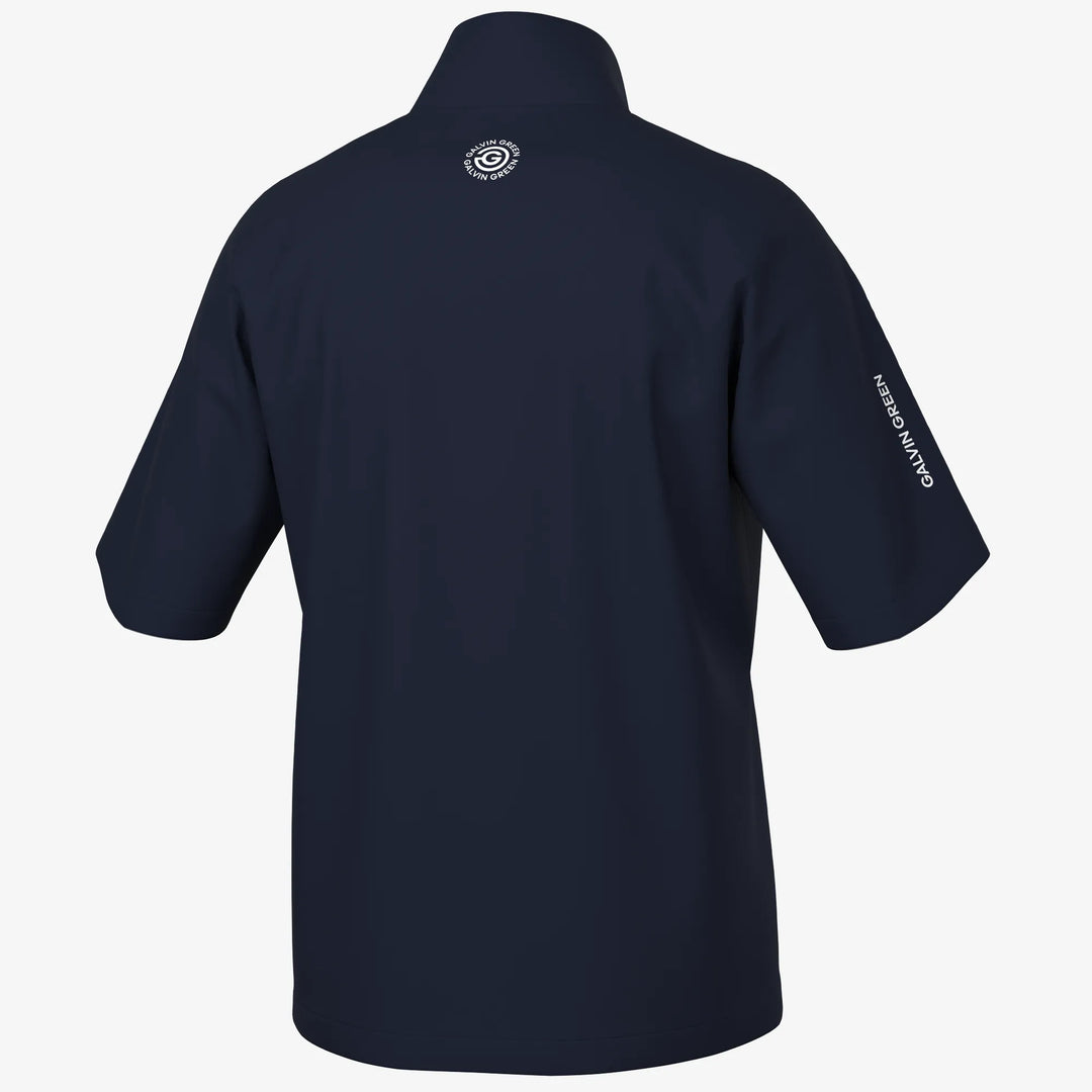 Lex is a Windproof and water repellent golf jacket for Men in the color Navy/White(7)