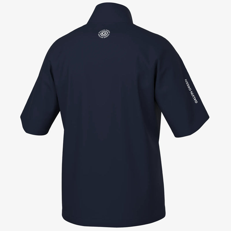 Lex is a Windproof and water repellent golf jacket for Men in the color Navy/White(7)
