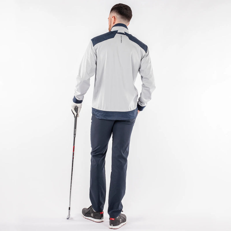 Liam is a Windproof and water repellent golf jacket for Men in the color Cool Grey(8)