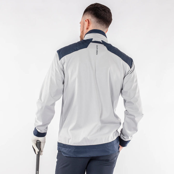Liam is a Windproof and water repellent golf jacket for Men in the color Cool Grey(10)