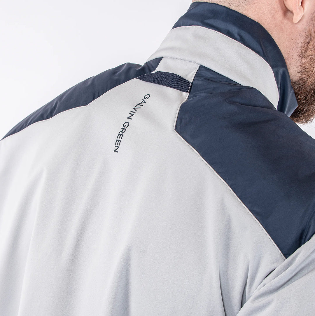 Liam is a Windproof and water repellent golf jacket for Men in the color Cool Grey(9)