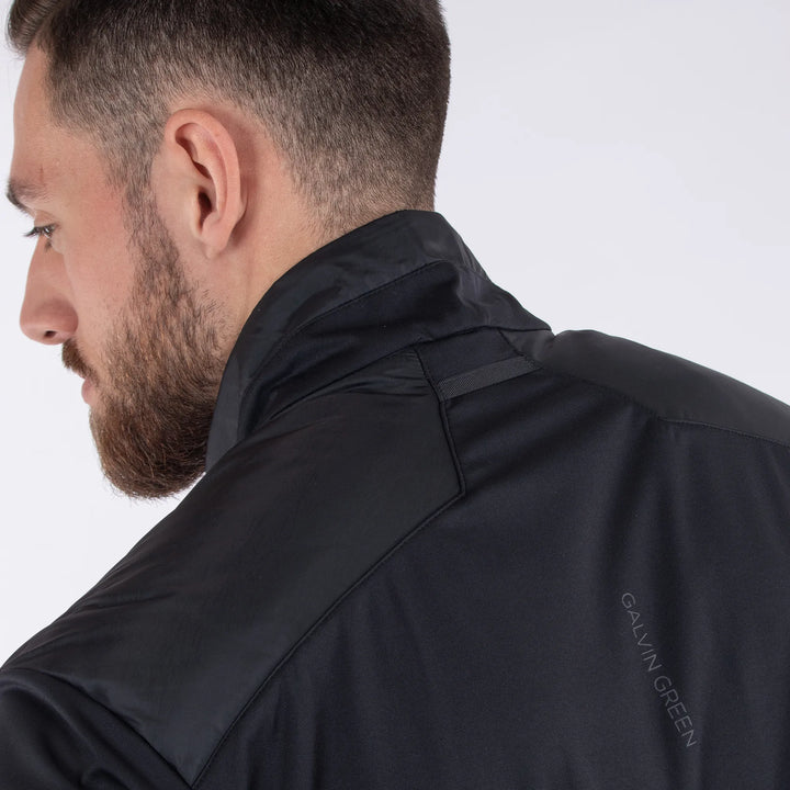 Liam is a Windproof and water repellent golf jacket for Men in the color Black(6)