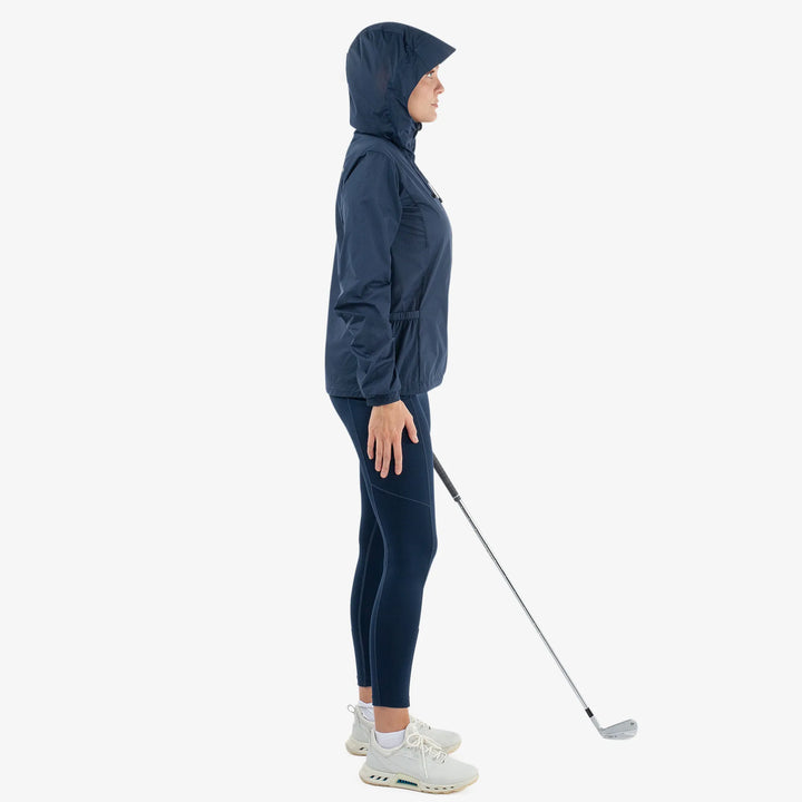 Lilly is a Windproof and water repellent golf jacket for Women in the color Navy(9)