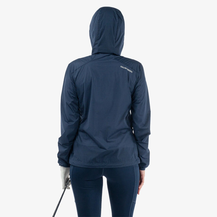 Lilly is a Windproof and water repellent golf jacket for Women in the color Navy(10)