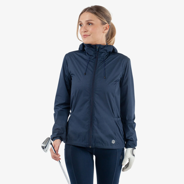 Lilly is a Windproof and water repellent golf jacket for Women in the color Navy(1)