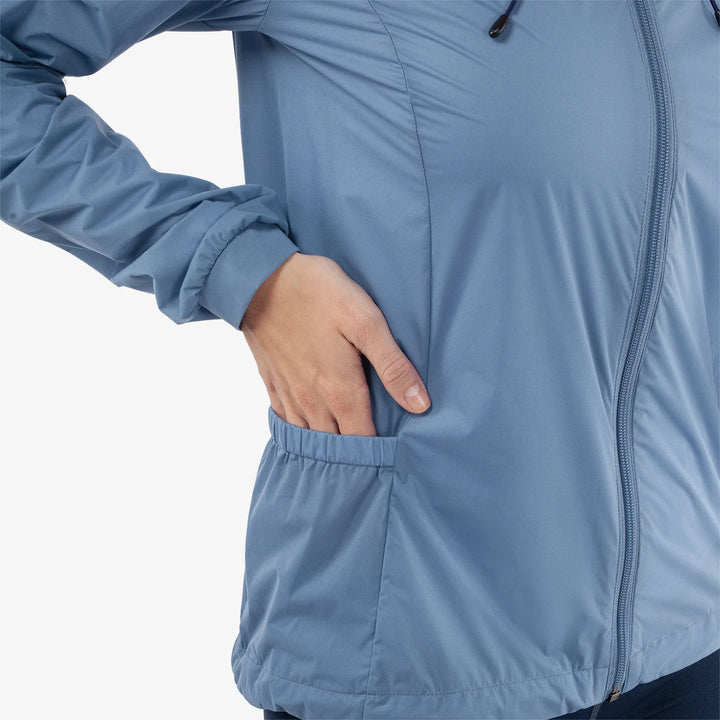 Lilly is a Windproof and water repellent golf jacket for Women in the color Moonlight Blue(4)