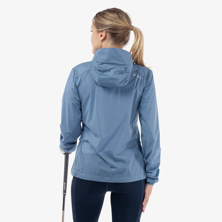 Lilly is a Windproof and water repellent golf jacket for Women in the color Moonlight Blue(5)