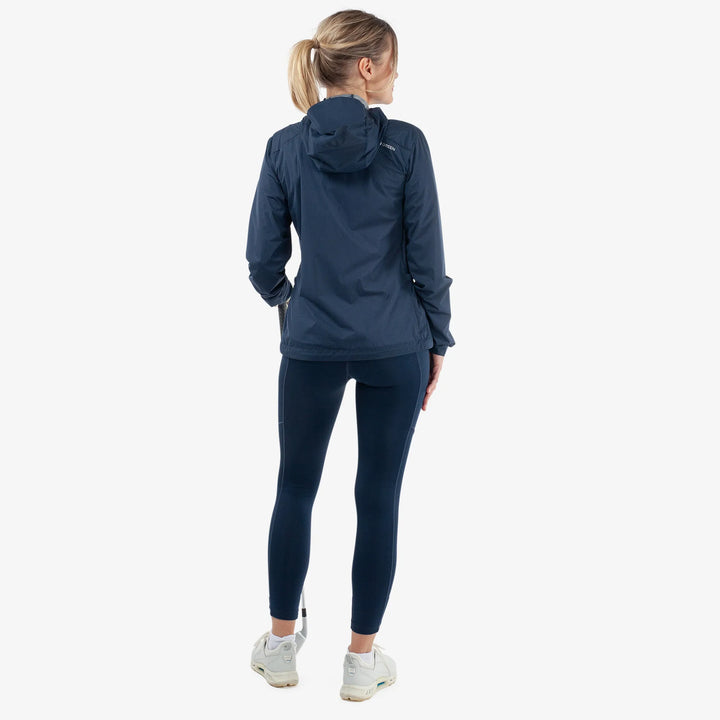 Lilly is a Windproof and water repellent golf jacket for Women in the color Navy(7)