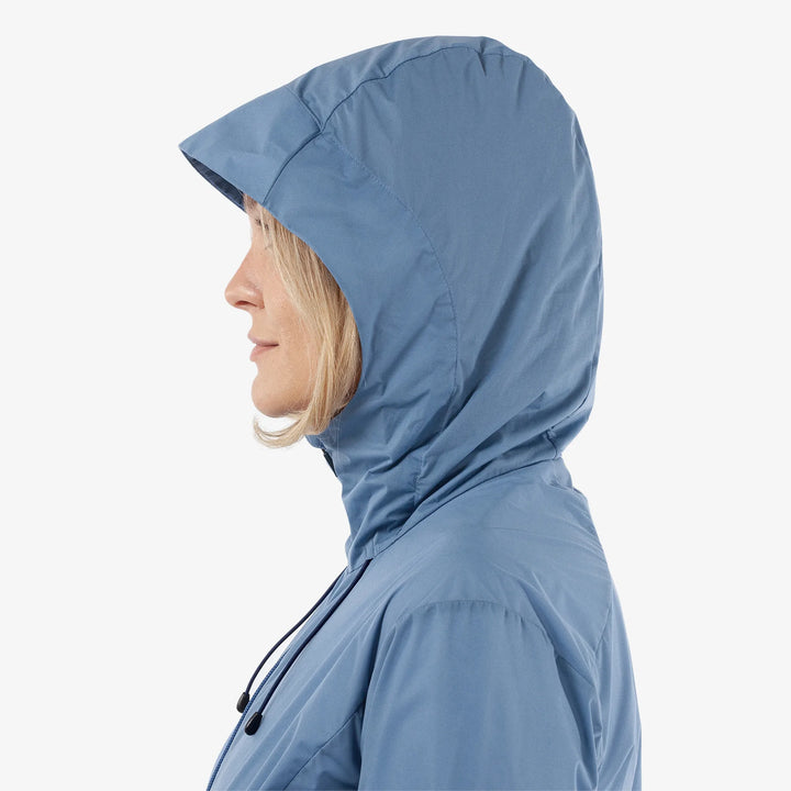 Lilly is a Windproof and water repellent golf jacket for Women in the color Moonlight Blue(7)