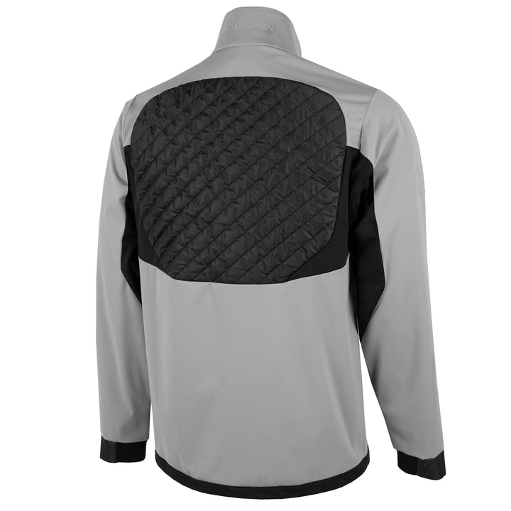 Linc is a Windproof and water repellent golf  jacket for Men in the color Sharkskin(6)