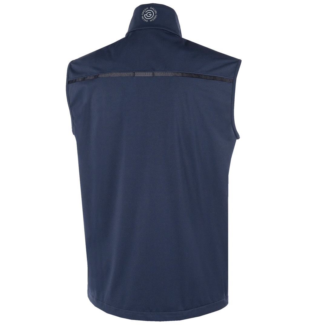 Lion is a Windproof and water repellent golf vest for Men in the color White(8)