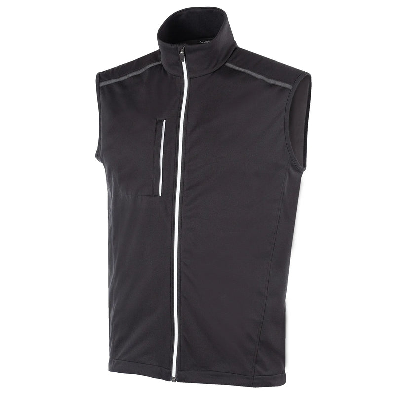 Lion Windproof and water repellent golf vest Black – Galvin Green Lion Windproof and water repellent golf vest Black – Galvin Green