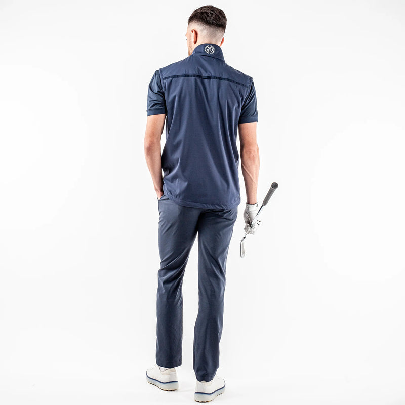 Lion is a Windproof and water repellent golf vest for Men in the color White(7)