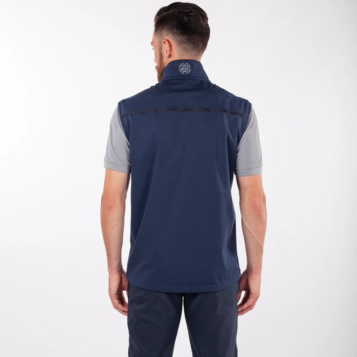 Lion is a Windproof and water repellent golf vest for Men in the color Navy(5)