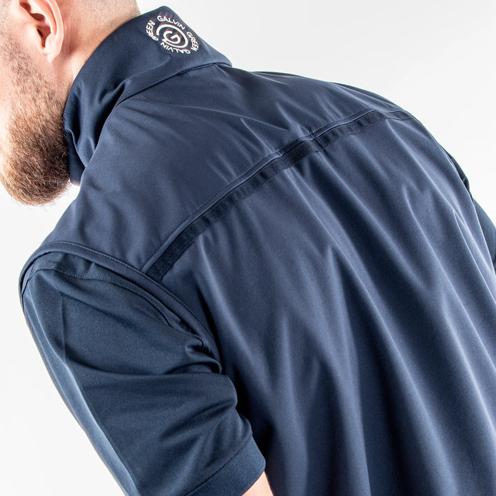 Lion is a Windproof and water repellent golf vest for Men in the color White(6)