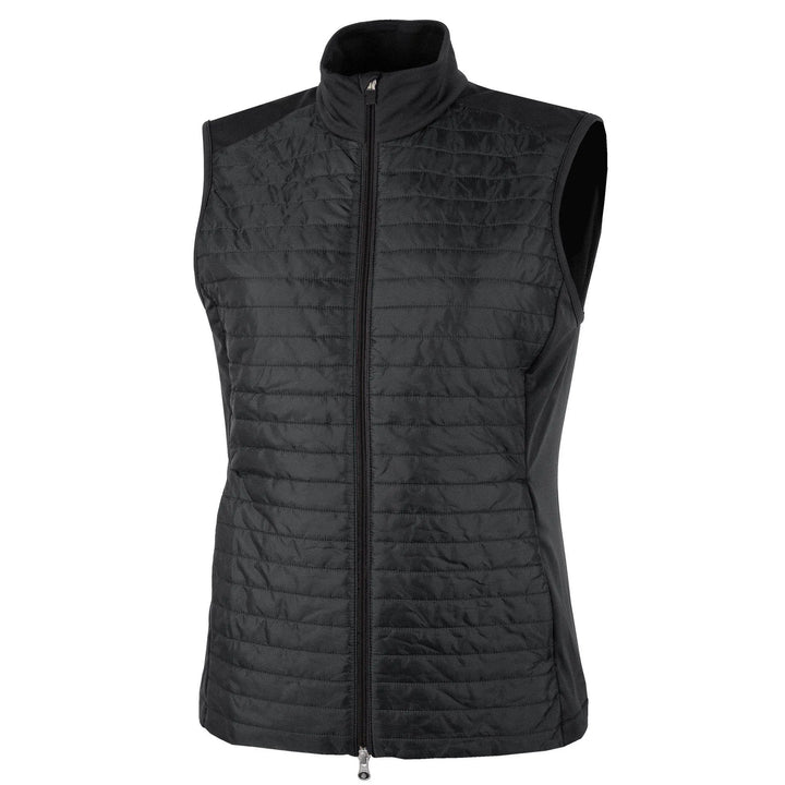 Lisa is a Windproof and water repellent golf  vest for Women in the color Black(1)