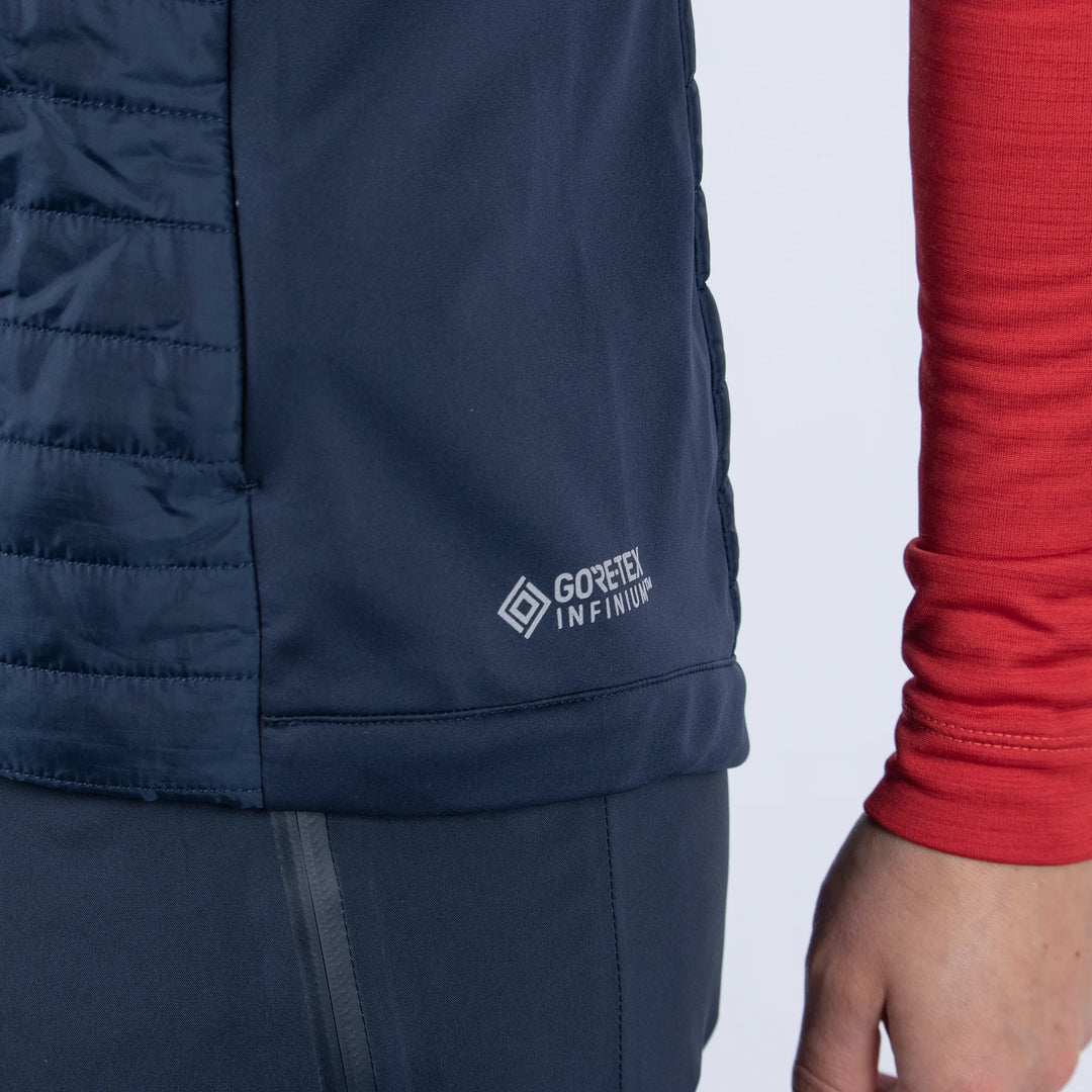 Lisa is a Windproof and water repellent golf vest for Women in the color Navy(3)