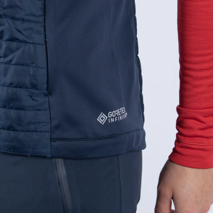 Lisa is a Windproof and water repellent golf vest for Women in the color Navy(3)