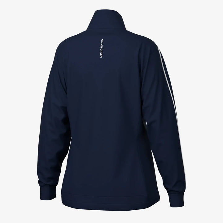 Lissy is a Windproof and water repellent golf jacket for Women in the color Navy/White(6)