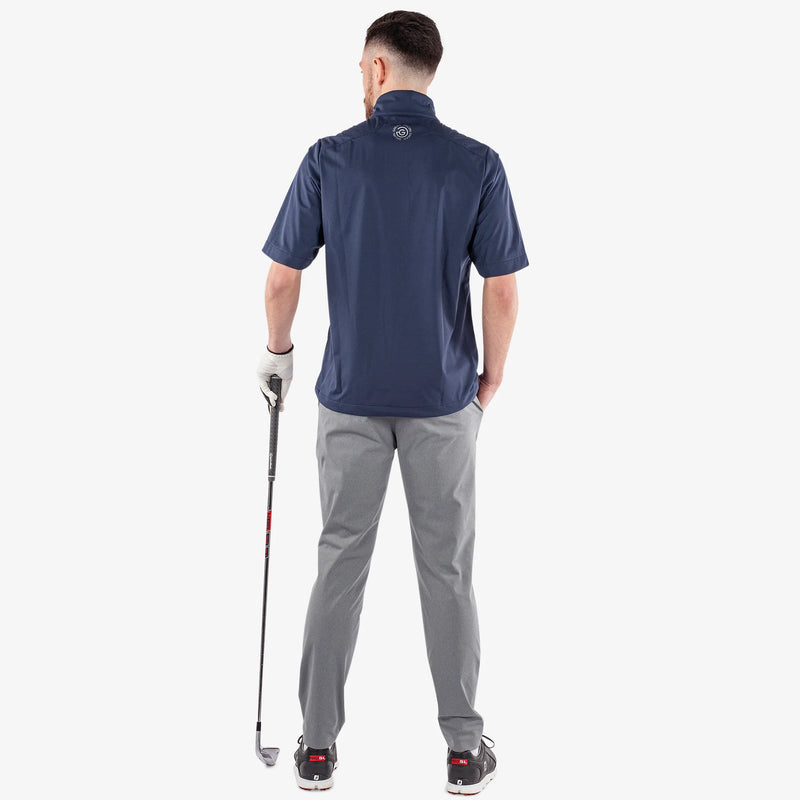 Livingston is a Windproof and water repellent golf jacket for Men in the color Navy(6)