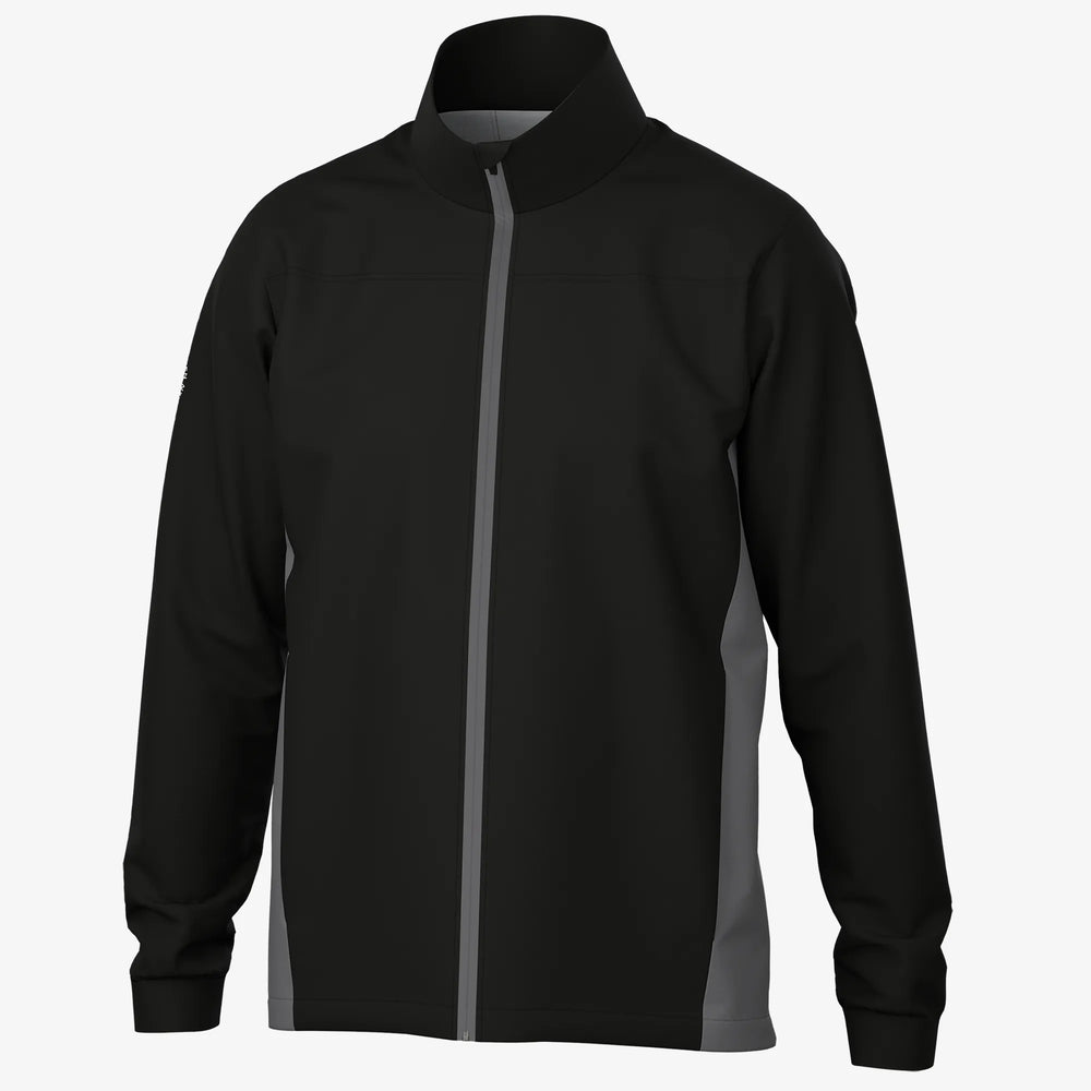 Lloyd is a Windproof and water repellent golf jacket for Men in the color Black/Forged Iron(0)