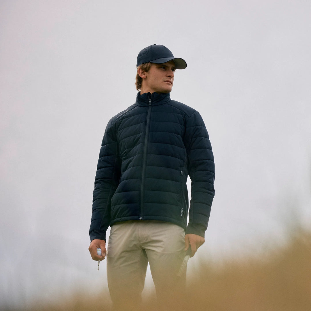London is a Windproof and water repellent golf jacket for Men in the color Black(8)