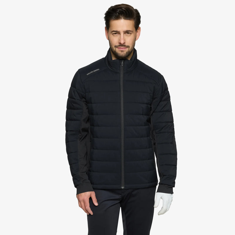 London is a Windproof and water repellent golf jacket for Men in the color Black(1)