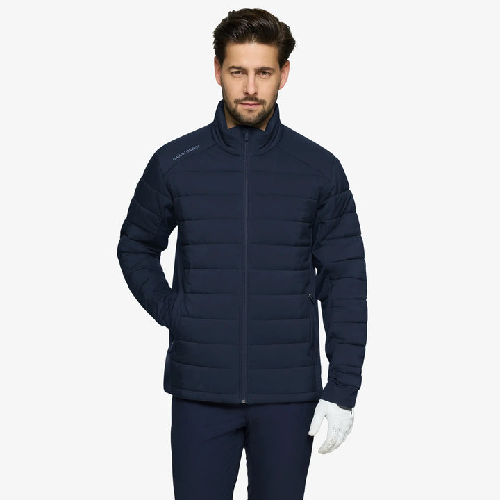 London is a Windproof and water repellent golf jacket for Men in the color Navy(1)