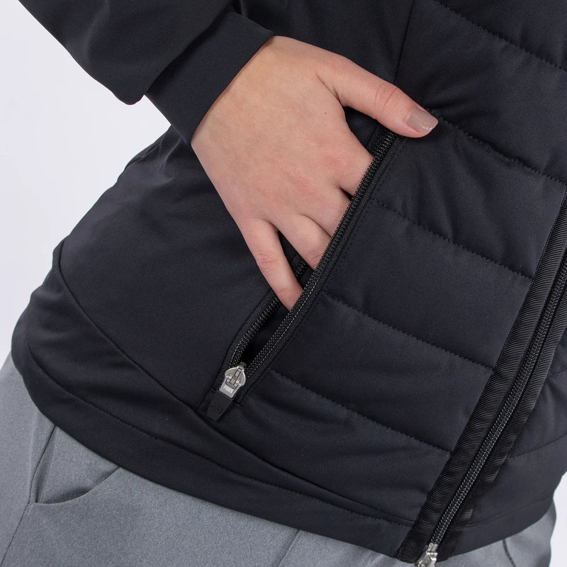 Lorelle is a Windproof and water repellent jacket for Women in the color Black(5)