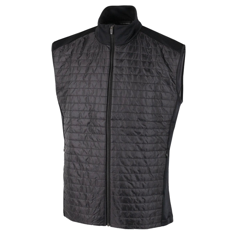 Louie Windproof and water repellent golf vest Black – Galvin Green Louie Windproof and water repellent golf vest Black – Galvin Green