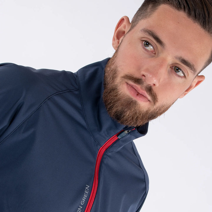 Lucas is a Windproof and water repellent golf jacket for Men in the color Fantastic Blue(6)