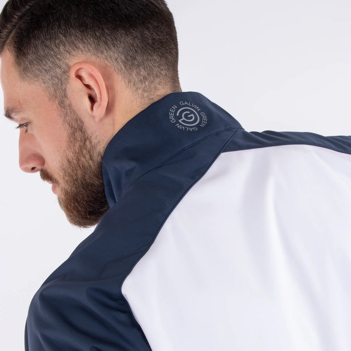 Lucas is a Windproof and water repellent golf jacket for Men in the color Fantastic Blue(7)