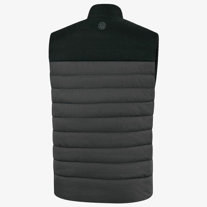 Luca is a Windproof and water repellent golf vest for Men in the color Forged Iron/Black (7)
