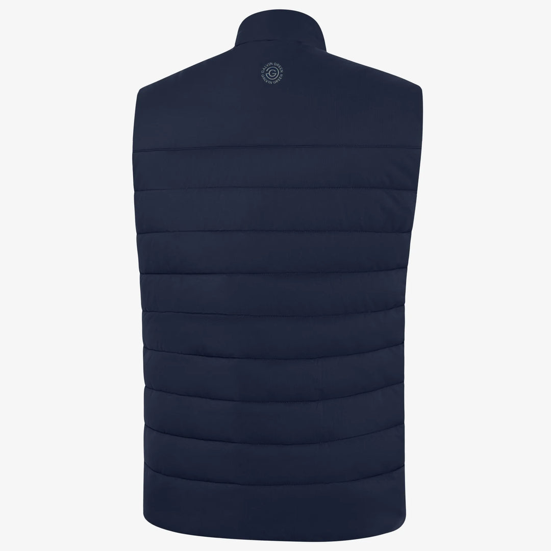Luca is a Windproof and water repellent golf vest for Men in the color Navy(7)