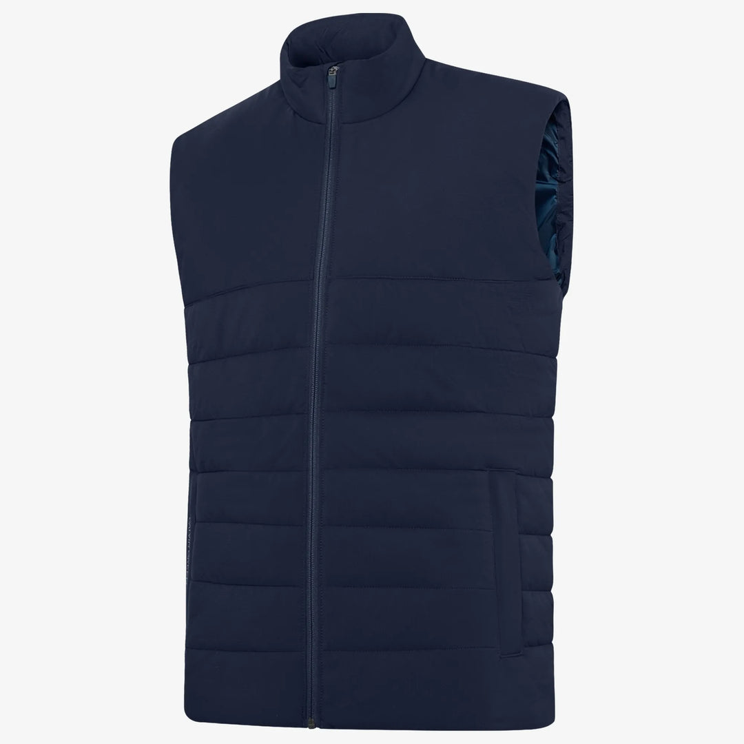 Luca is a Windproof and water repellent golf vest for Men in the color Navy(0)