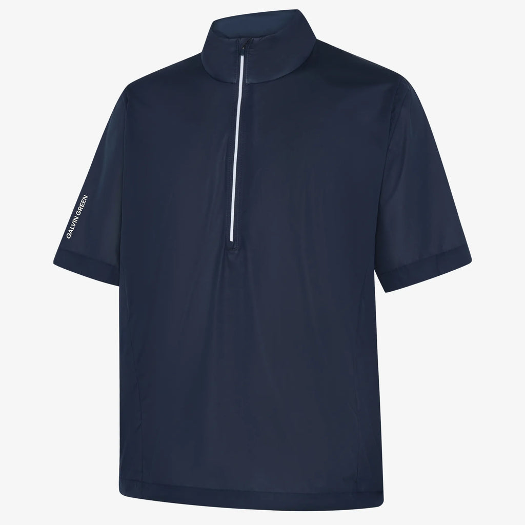 Luis Windproof and water repellent golf jacket Navy – Galvin Green