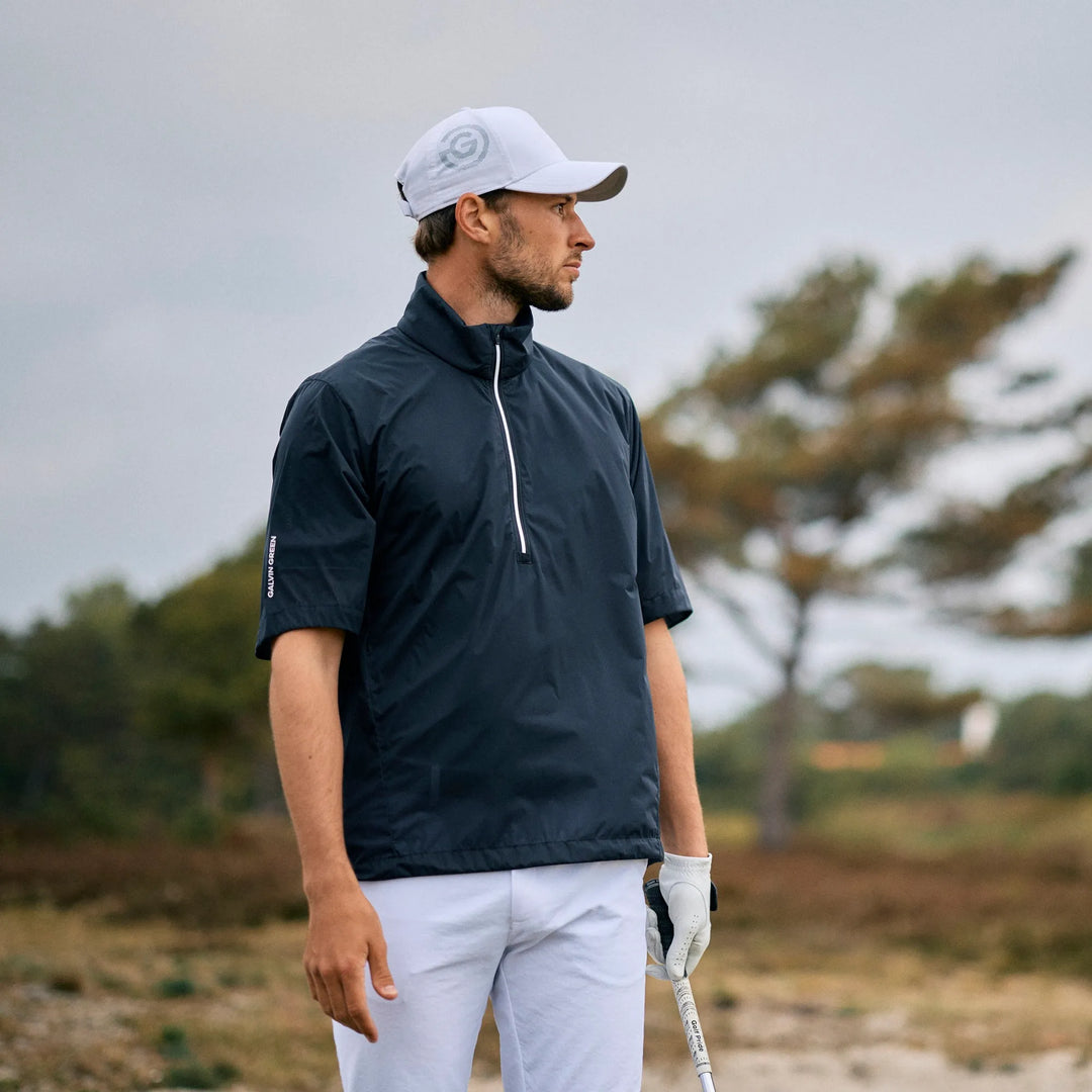 Luis is a Windproof and water repellent golf jacket for Men in the color Black(7)