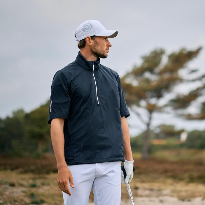 Luis is a Windproof and water repellent golf jacket for Men in the color Black(7)