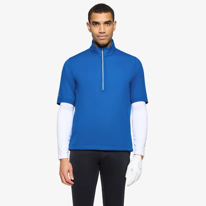 Luis is a Windproof and water repellent golf jacket for Men in the color Royal Blue(1)