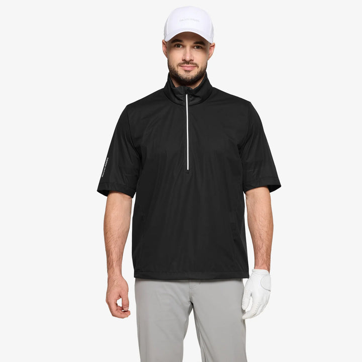 Luis is a Windproof and water repellent golf jacket for Men in the color Black(1)