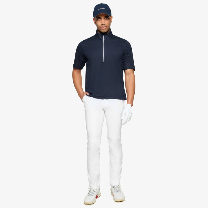 Luis is a Windproof and water repellent golf jacket for Men in the color Navy(2)